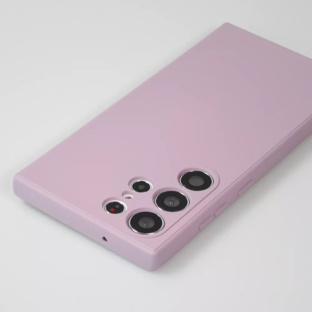 Samsung Galaxy S25 Ultra Case Hülle - Silikon soft touch - Violett