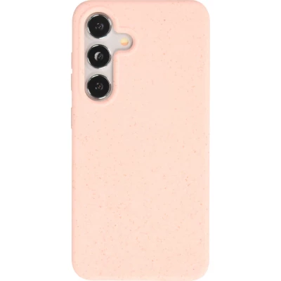 Coque Samsung Galaxy S25+ - Bio Eco-Friendly biodégradable écologique nature - Rose