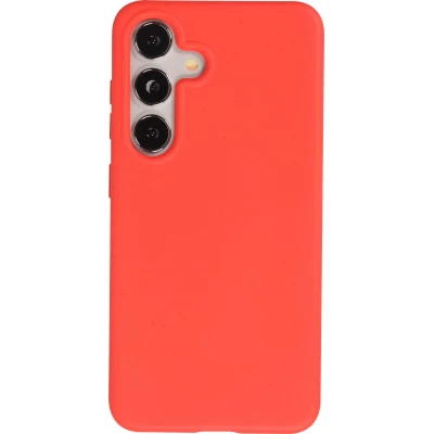 Coque Samsung Galaxy S25 - Bio Eco-Friendly biodégradable écologique nature - Rouge