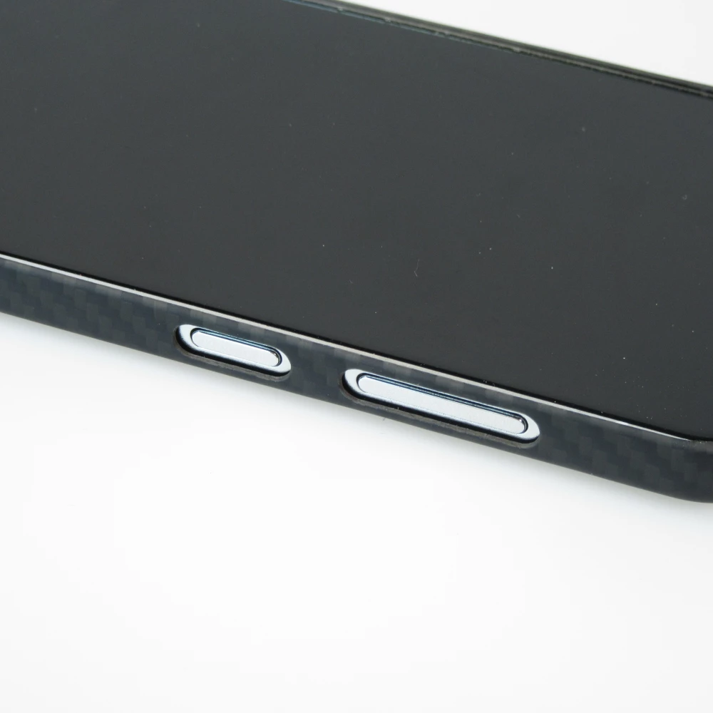 Samsung Galaxy S24 Case Hülle - Carbomile Schutzcase aus echtem Aramid Carbonfaser - Schwarz