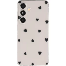 Samsung Galaxy S26+ Case Hülle - Gummi kleines Herz - Schwarz