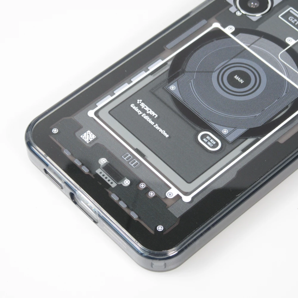 Samsung Galaxy S24+ Case Hülle - Gummi Silikon Machine Armor Galaxy Edition ZeroOne - Schwarz