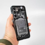 Samsung Galaxy S24+ Case Hülle - Gummi Silikon Machine Armor Galaxy Edition ZeroOne - Schwarz