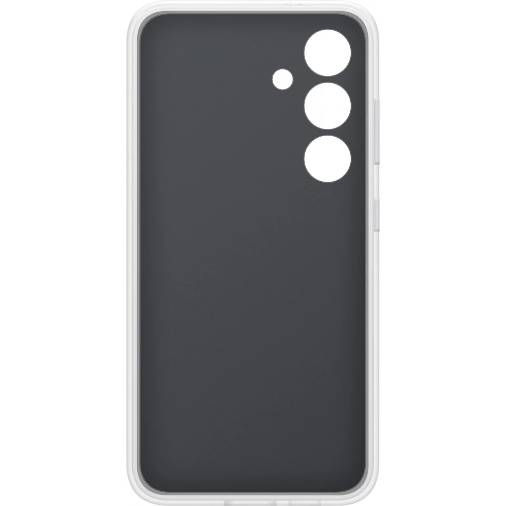 Coque Samsung Galaxy S24 - Samsung Keith Haring illustration cœur et bord silicone blanc - Blanc