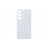 Galaxy S24 Case Hülle - Samsung offizielle Soft-Touch-Silikon mit integriertem abnehmbarem Ständer - Hellblau