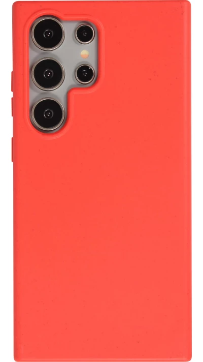 Coque Samsung Galaxy S25 Ultra - Bio Eco-Friendly biodégradable écologique nature - Rouge