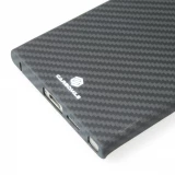 Coque Samsung Galaxy S24 Ultra - Carbomile case de protection en fibre de carbone aramide véritable - Noir
