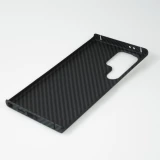 Coque Samsung Galaxy S24 Ultra - Carbomile case de protection en fibre de carbone aramide véritable - Noir
