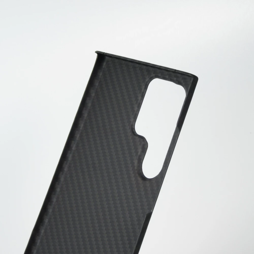 Coque Samsung Galaxy S24 Ultra - Carbomile case de protection en fibre de carbone aramide véritable - Noir