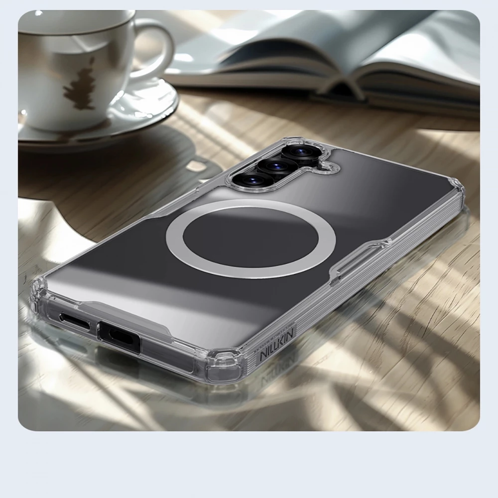 Coque Samsung Galaxy S25 - Nillkin Nature TPU Pro avec MagSafe - Transparent