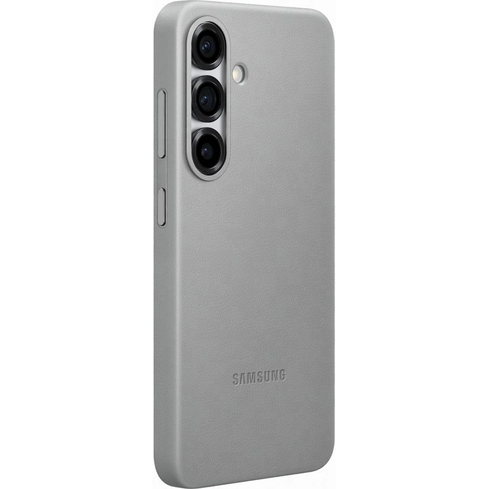 Coque Samsung Galaxy S25 - Premium en cuir vegan Backcover KindSuit - Gris