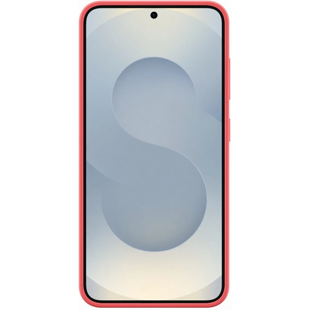 Galaxy S25 Case H&uuml;lle - Samsung Original Silikon - Rot