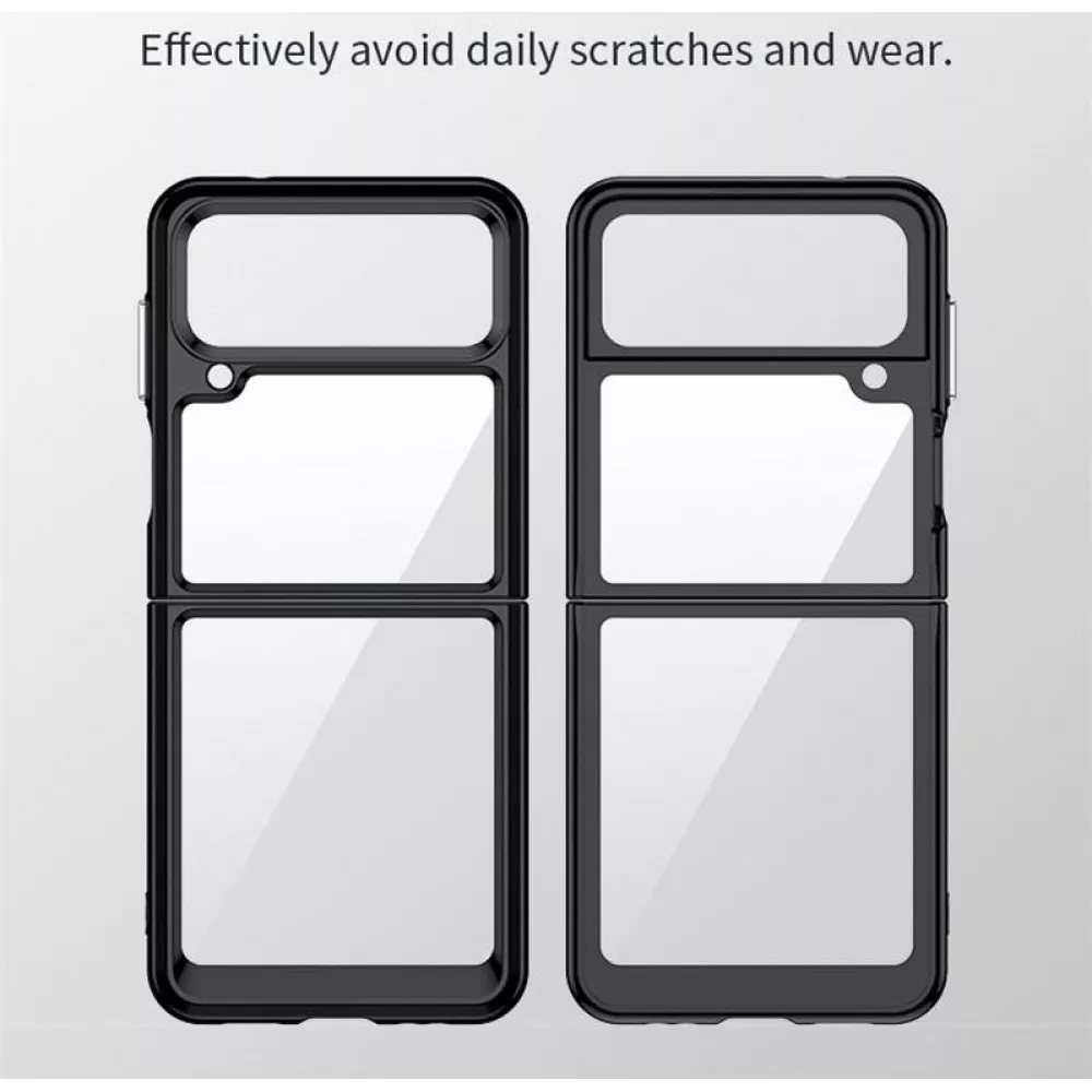 Coque Samsung Galaxy Z Flip4 - Premium Housse / Case hybride transparent bumper shockproof
