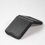 Coque Samsung Galaxy Z Flip4 - Silicone renforcé Optimum-protect avec fixation à la ceinture - Noir
