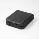 Coque Samsung Galaxy Z Flip4 - Silicone renforcé Optimum-protect avec fixation à la ceinture - Noir