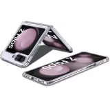 Case Hülle Samsung Galaxy Z Flip5 - Gummi Transparent Gel Bumper mit extra Schutz für Ecken Antischock