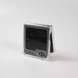Samsung Galaxy Z Flip6 Case Hülle - Gummi transparent Bumper MagSafe kompatibel - Transparent