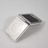 Samsung Galaxy Z Flip6 Case Hülle - Gummi transparent Bumper MagSafe kompatibel - Transparent