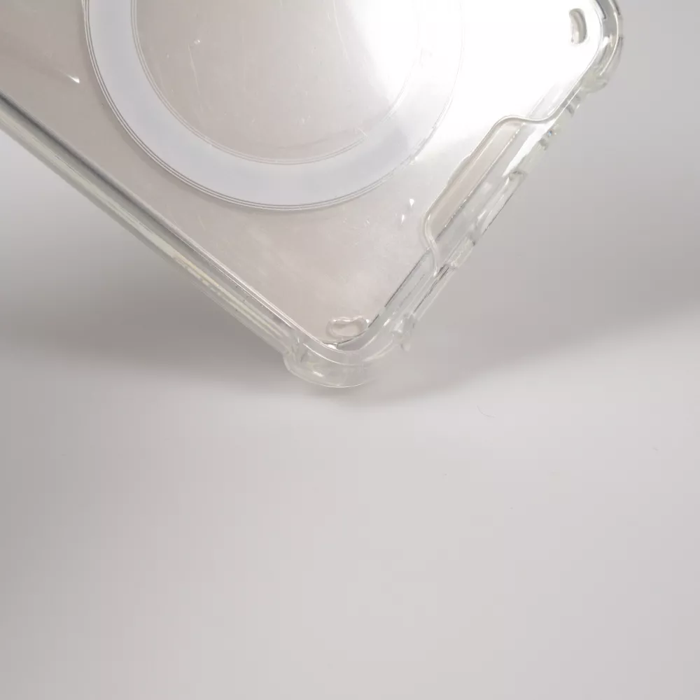 Samsung Galaxy Z Flip6 Case Hülle - Gummi transparent Bumper MagSafe kompatibel - Transparent