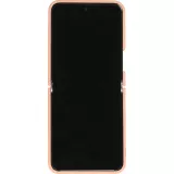 Coque Samsung Galaxy Z Flip5 - Soft Touch avec anneau - Rose