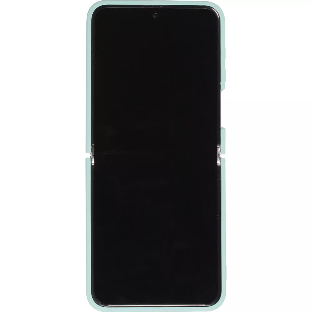 Galaxy Z Flip5 Case Hülle - Soft Touch mit Ring - Türkis