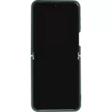 Coque Samsung Galaxy Z Flip5 - Soft Touch avec anneau - Vert foncé