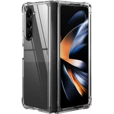 Coque Samsung Galaxy Z Fold6 - Gel Transparent Silicone Bumper anti-choc avec protections pour coins