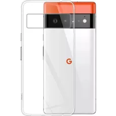 Hülle Google Pixel 6 - Gummi Transparent Silikon Gel Simple Super Clear flexibel