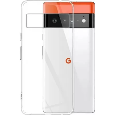 Hülle Google Pixel 6 - Gummi Transparent Silikon Gel Simple Super Clear flexibel