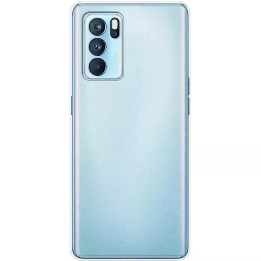 Hülle Oppo Reno6 5G - Gummi Transparent Silikon Gel Simple Super Clear flexibel