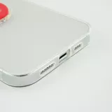 Coque iPhone 14 Pro Max - Caméra clapet avec anneau - Rouge