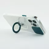 Coque iPhone 13 Pro Max - Caméra clapet avec anneau - Vert foncé