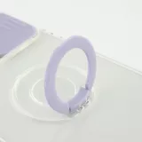 Coque iPhone 13 Pro Max - Caméra clapet avec anneau - Violet