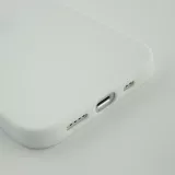 Coque iPhone 13 - Silicone Mat - Blanc