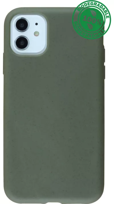 Coque iPhone 11 - Bio Eco-Friendly biodégradable écologique nature - Vert foncé