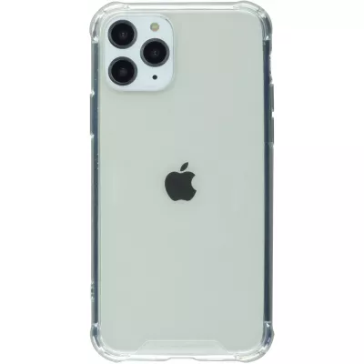 Hülle iPhone 11 Pro - Bumper Glass TPU Anti-Schock mit Acryl - Transparent