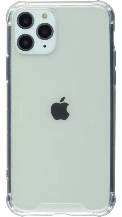 Hülle iPhone 11 - Bumper Glass TPU Anti-Schock mit Acryl - Transparent