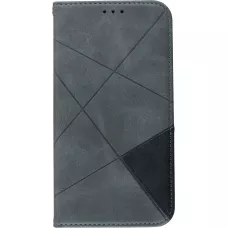 Coque iPhone 17e / 16e - Flip Géometrique - Gris