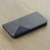 Coque iPhone 17e / 16e - Flip Géometrique - Gris