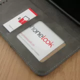 Coque iPhone 17e / 16e - Flip Géometrique - Gris