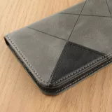 Coque iPhone 17e / 16e - Flip Géometrique - Gris