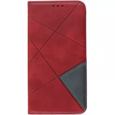 Coque iPhone 14 - Flip Géometrique - Rouge
