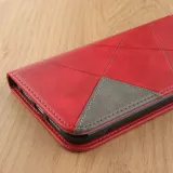 Coque iPhone 14 - Flip Géometrique - Rouge