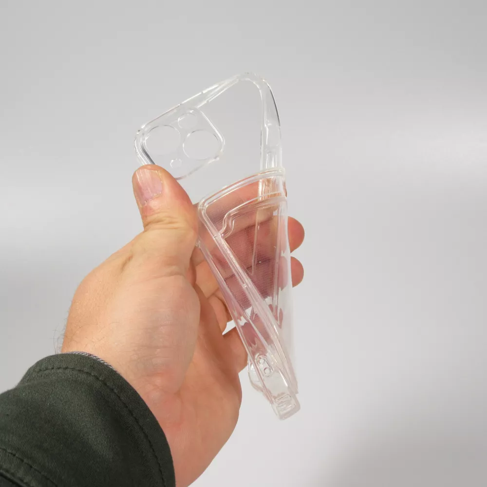 Coque iPhone 11 - Gel Porte-carte - Transparent