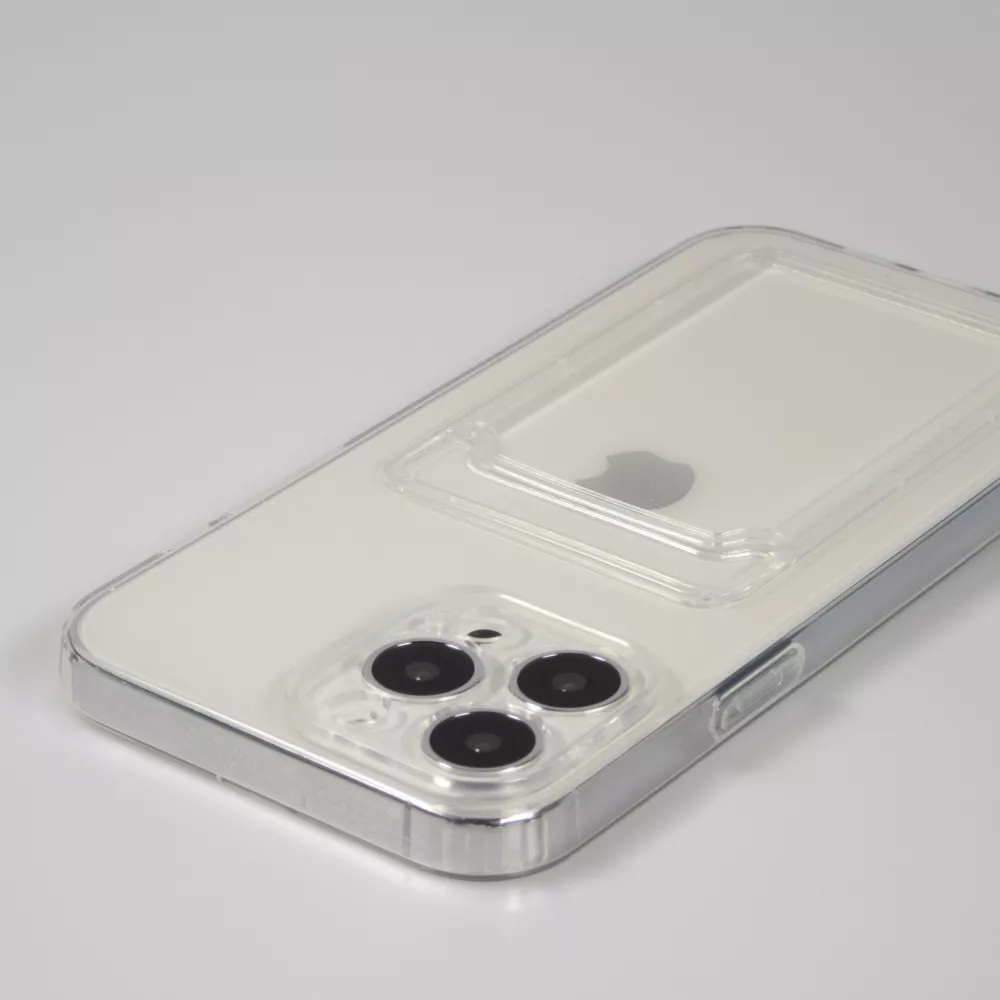 Coque iPhone 11 Pro - Gel Porte-carte - Transparent