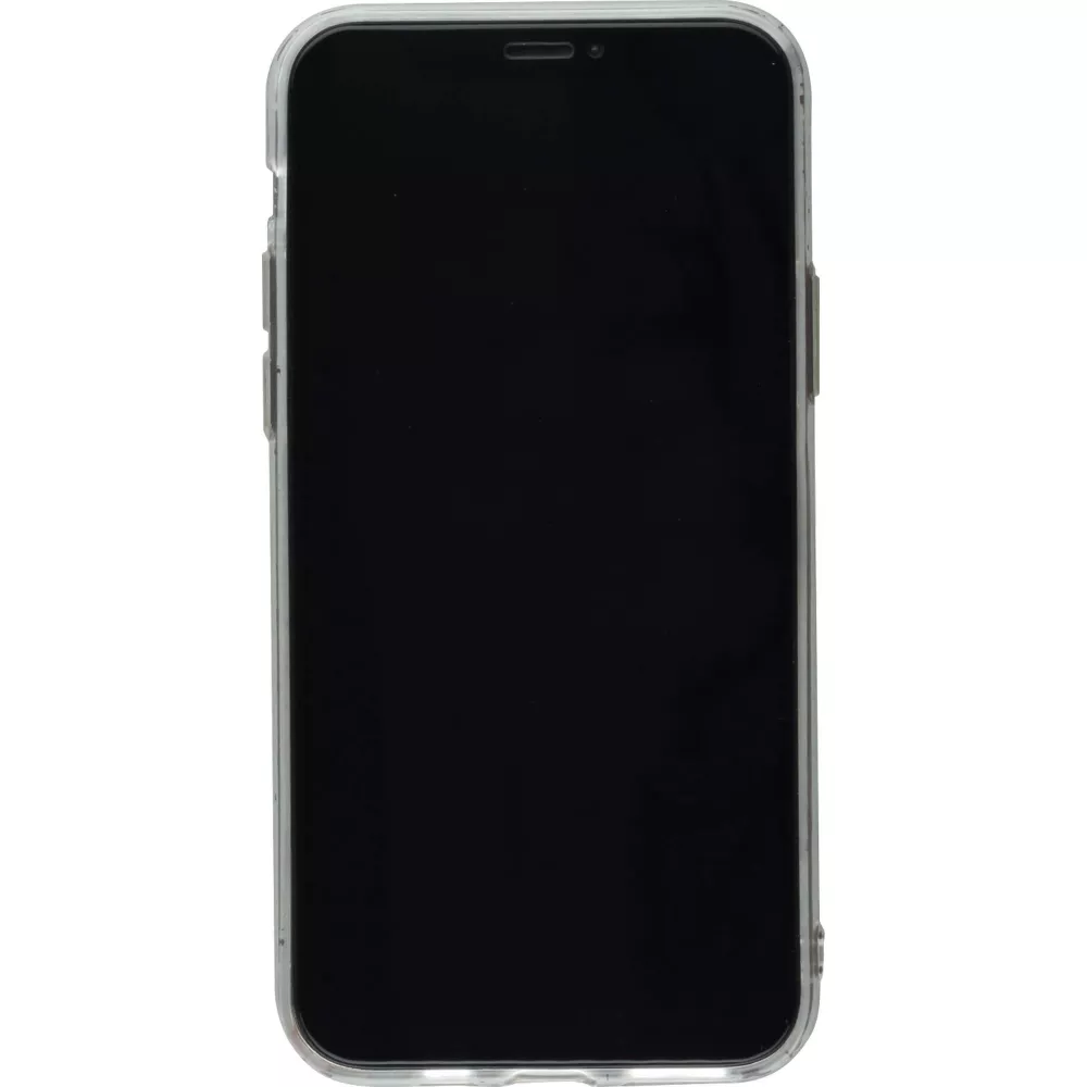 Hülle iPhone 11 - Gummi kleines Herz - Weiss