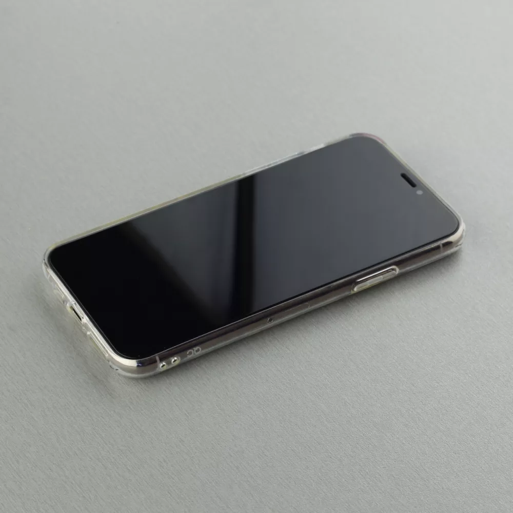 Hülle iPhone 11 - Gummi kleines Herz - Weiss