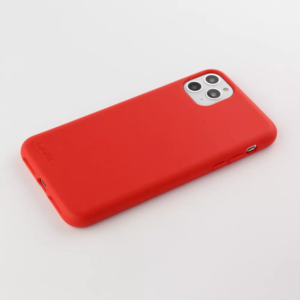 Coque iPhone 11 Pro - Bioka biodégradable et compostable Eco-Friendly - Rouge