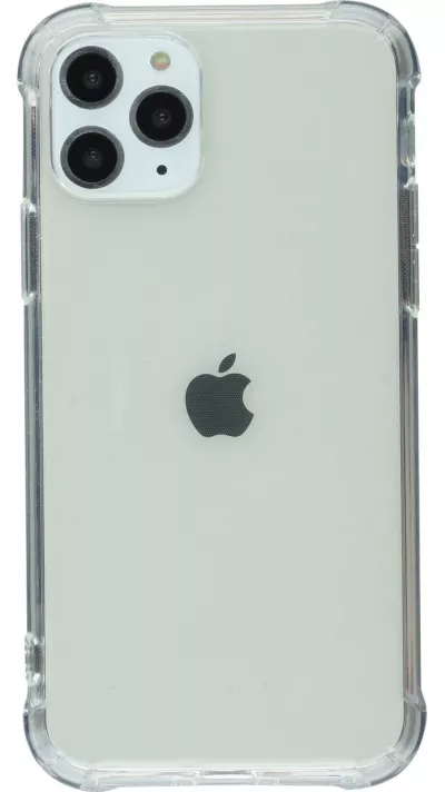Coque iPhone 11 Pro Max - Gel Transparent Silicone Bumper anti-choc avec protections pour coins