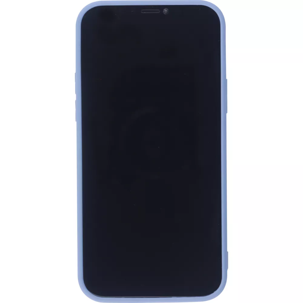 Coque iPhone 12 Pro Max - Silicone Mat Coeur - Lavande